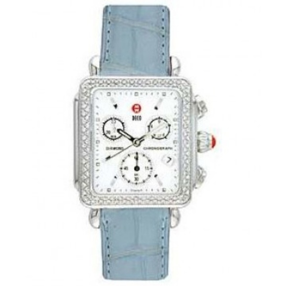 ✨LIKE NEW✨Michele Deco Watch w/Diamonds main image 4
